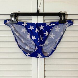 N2N Bikini Brief - Blue/White Stars
